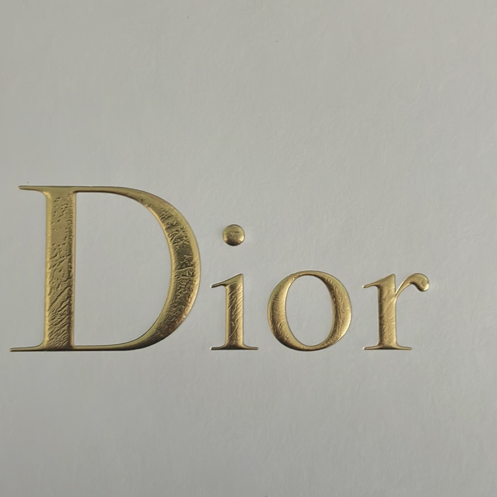 Dior storage box like new 8.3x8.3x3 gift box